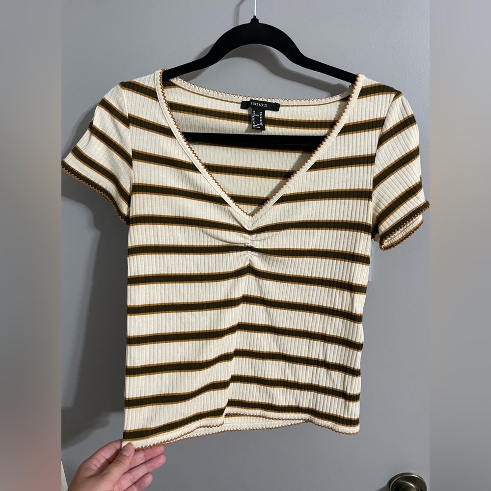 Ribbed Forever 21 Tee